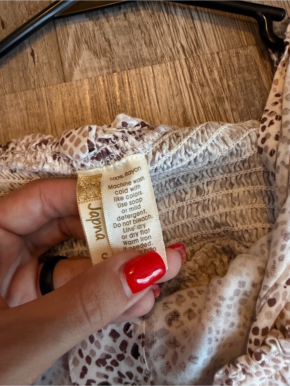 Japna Neutral Snake-Print Maxi Dress with Front Buttons - Picture 3 of 3